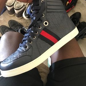 Men’s Blue Gucci shoes